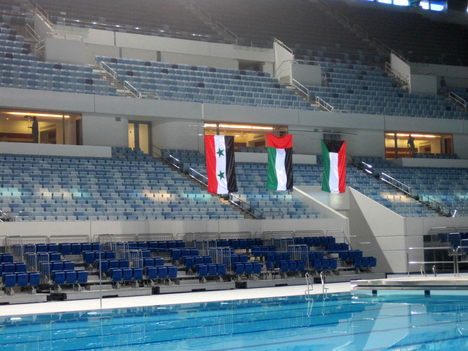 迪拜体育馆颁奖旗